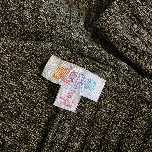 Lularoe Olive Green Sarah Open Front Cardigan Size Small, Casual - Picture 6 of 10